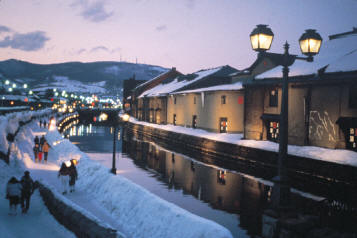 小樽運河ライトアップ・冬