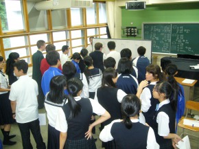 北陵中学校を訪問10