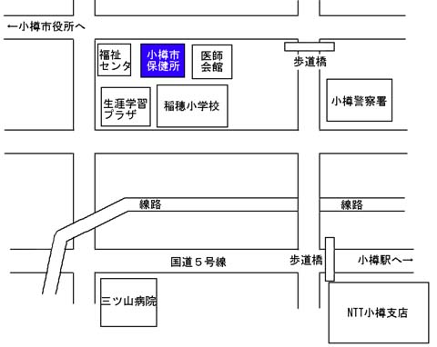 保健所周辺地図