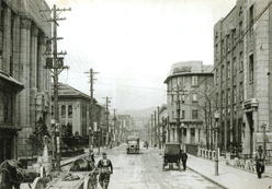 昭和30年代の小樽市色内町の様子