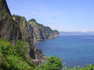 オタモイ海岸の風景