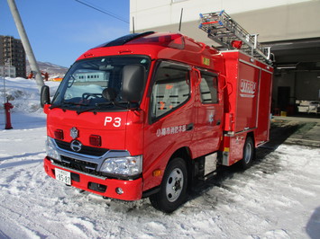 圧縮空気泡消火装置(CAFS)搭載消防ポンプ自動車