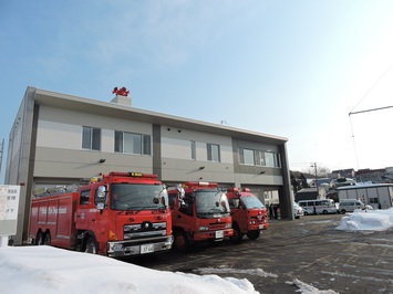 オタモイ支署の消防車