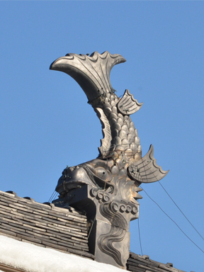 旧小樽倉庫の鯱の画像