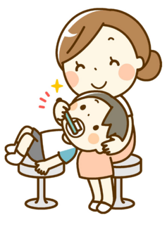 仕上げ磨き（DH）