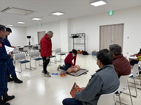 一般救命講習の様子