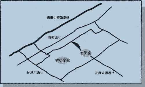 外人坂の地図