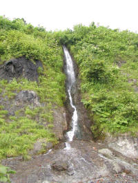 山中海岸の坂