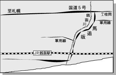 馬追坂の地図