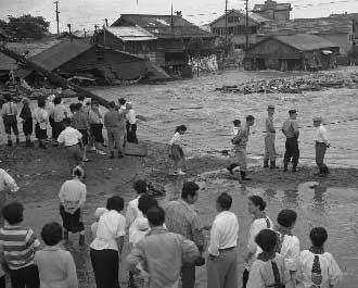 昭和37年台風9号被害