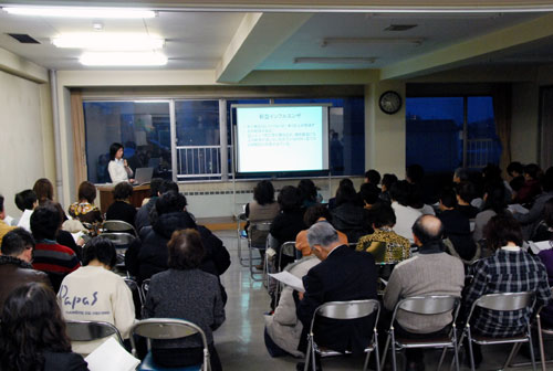 インフルエンザ集団感染予防対策学習会