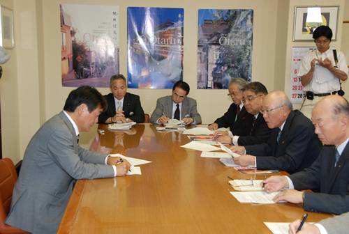 鉢呂衆議院議員への市政に係る要請行動 鉢呂衆議院議員への市政に係る要請行動