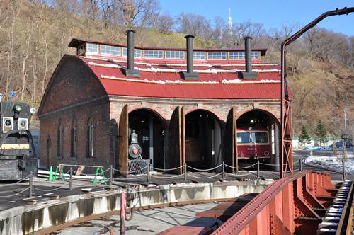 重要文化財旧手宮機関車庫の修復工事が完了