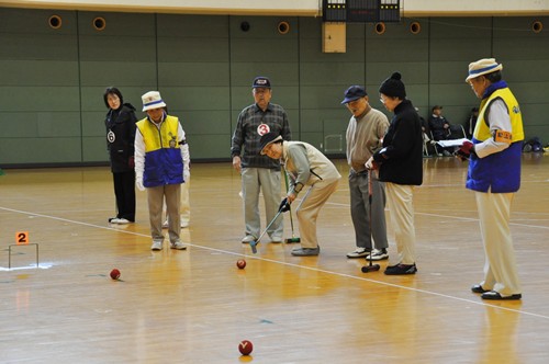 冬季ゲートボール大会 