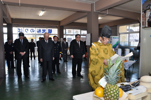 観光船運航安全祈願祭1