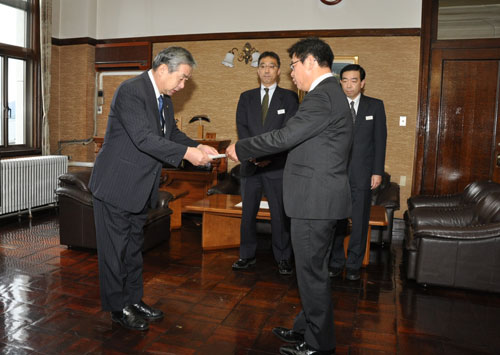 副市長辞令交付