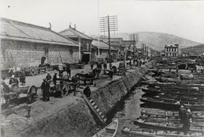 明治時代の小樽倉庫