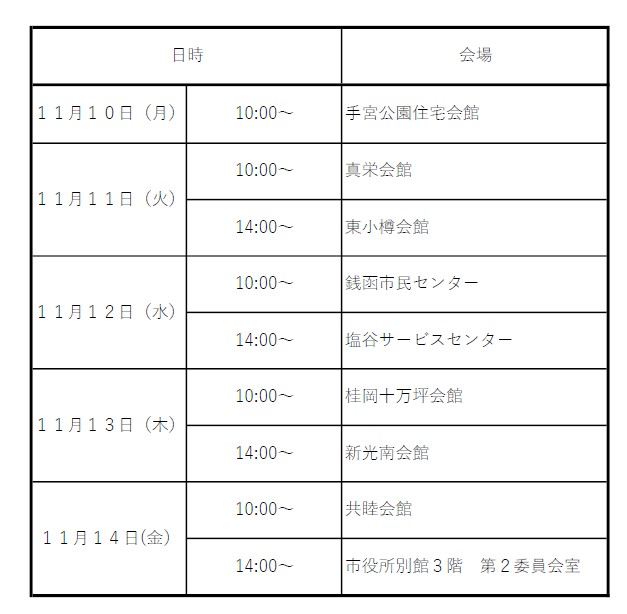 令和7年度　第２回除雪懇談会