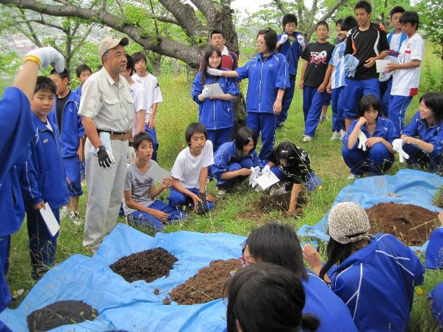 土壌改良作業