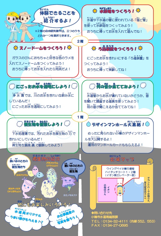 チラシ（裏）実施内容の詳細