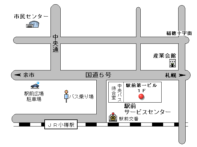駅前サービスセンター地図