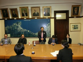 小樽市長を表敬訪問