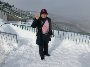 天狗山スキー場を見学6
