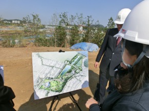 ソウル植物園、麻谷地区先進都市開発を視察73