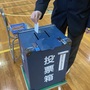 模擬選挙の様子その３（投票箱）