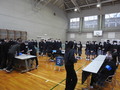 模擬選挙の様子⑤（開票作業）