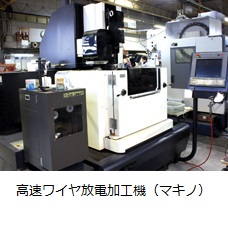 高速ワイヤ放電加工機（マキノ）