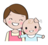 赤ちゃんとママ
