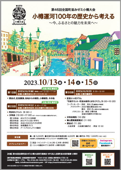 全国町並みゼミ小樽大会ポスター