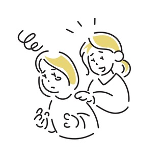 声かけイラスト