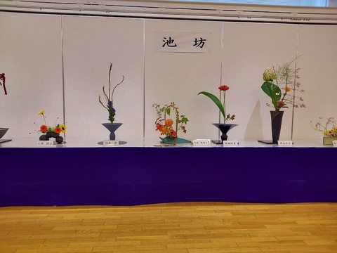 令和６年度小樽市文化祭-合同華展-会場風景1