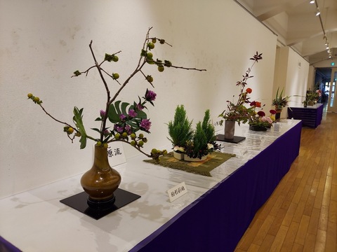 令和６年度小樽市文化祭-合同華展-会場風景2