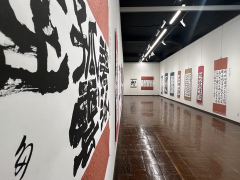 令和６年度小樽市文化祭-書道市展-会場風景1
