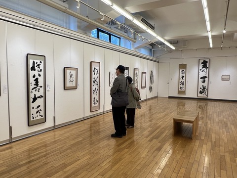 令和６年度小樽市文化祭-書道市展-会場風景3