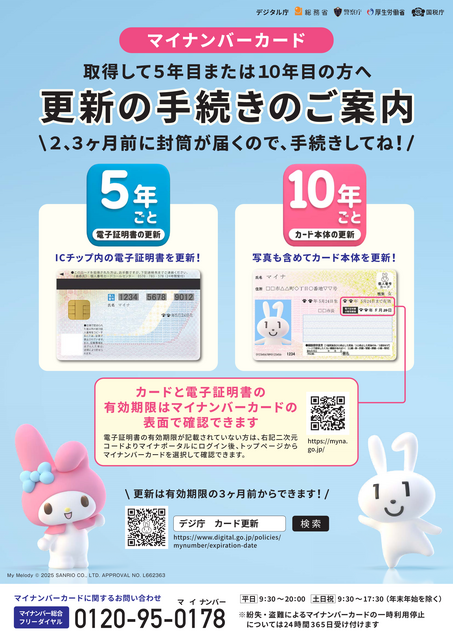 更新のリーフレット表