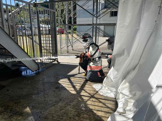 放水の写真