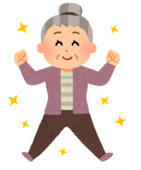 元気なおばあさん