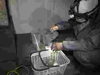 07 擬石補修(擬石材の混合)