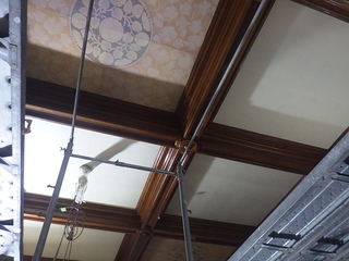 38.天井紙の劣化箇所の取り外し後状況