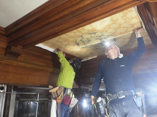 39.天井紙の張り直し状況