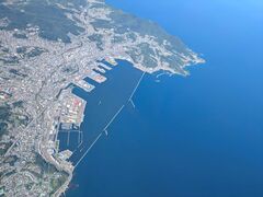 小樽港航空写真（北海道開発局小樽開発建設部所蔵）